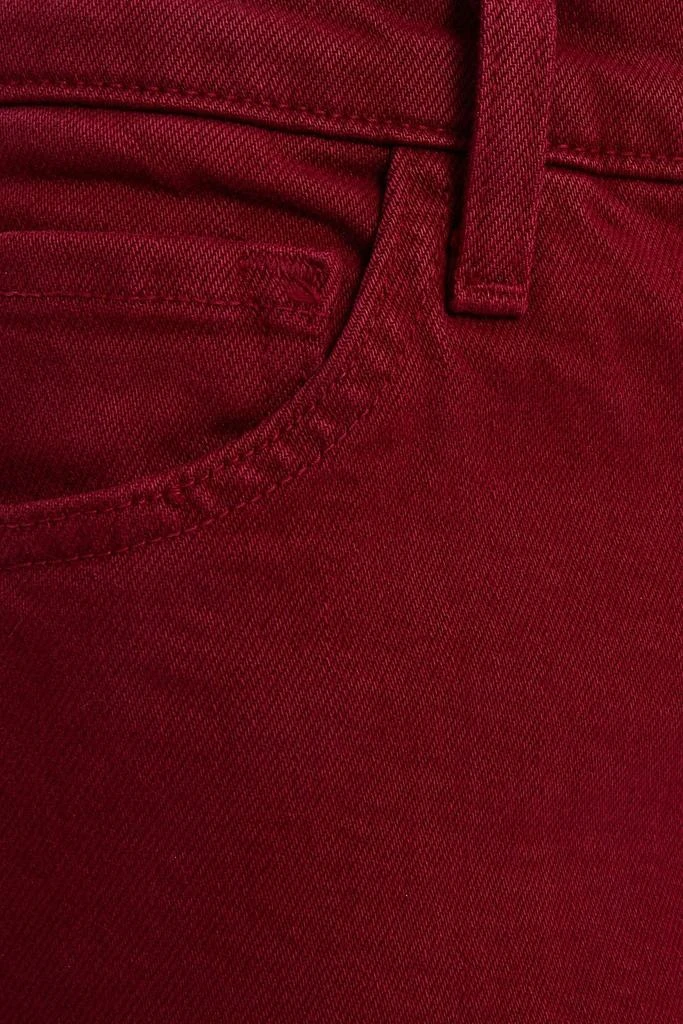 商品J Brand|Jules cropped distressed high-rise straight-leg jeans,价格¥430,第2张图片详细描述