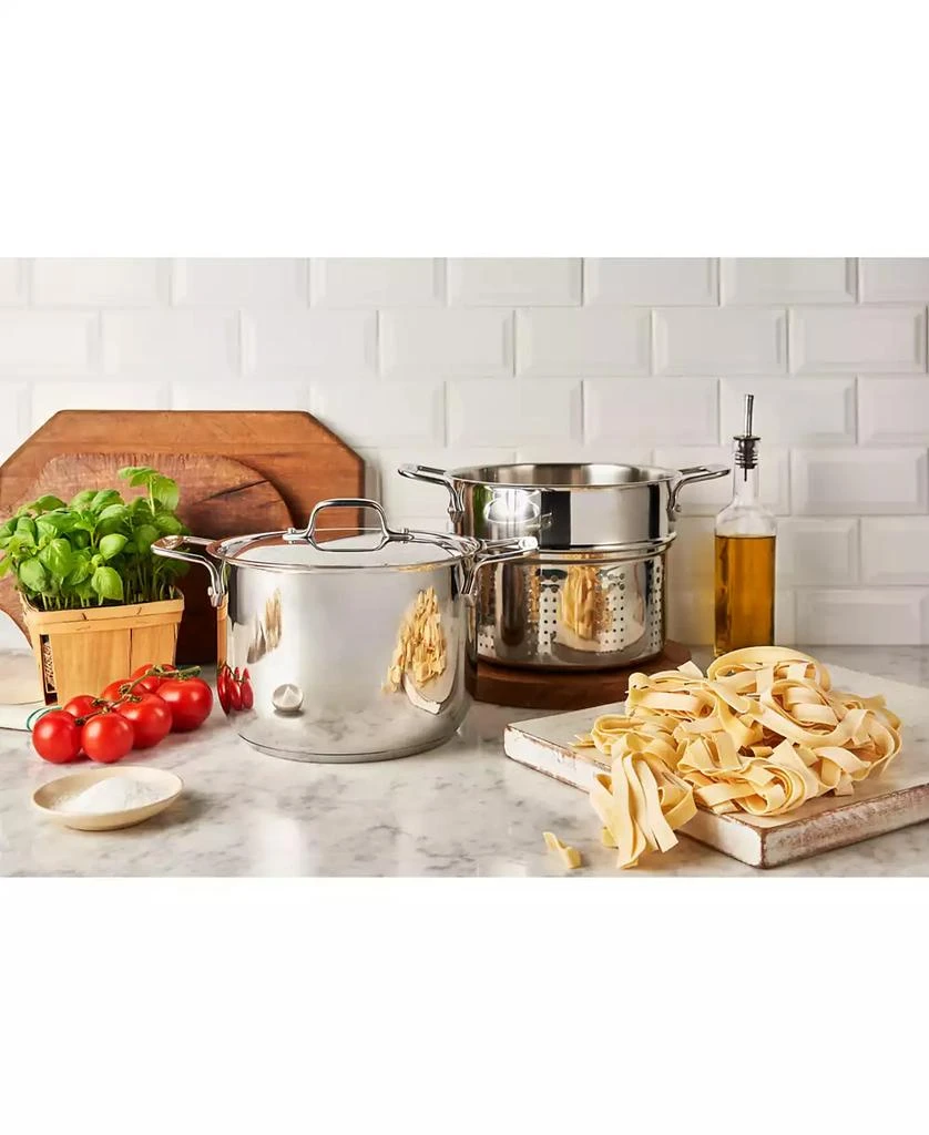 商品All-Clad|Stainless Steel 6 Qt. Covered Multi-Pot with Pasta Insert,价格¥745,第3张图片详细描述