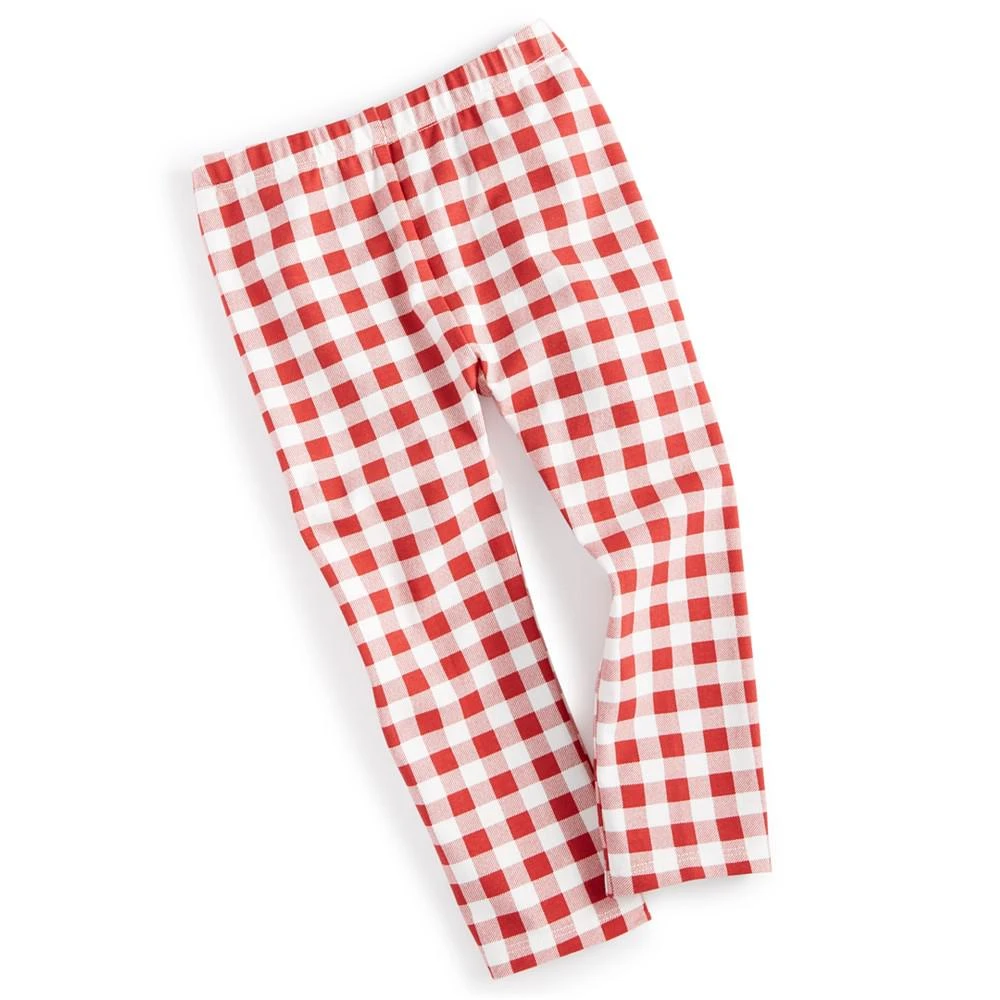 商品First Impressions|Baby Girls Gingham Leggings, Created for Macy's,价格¥74,第1张图片