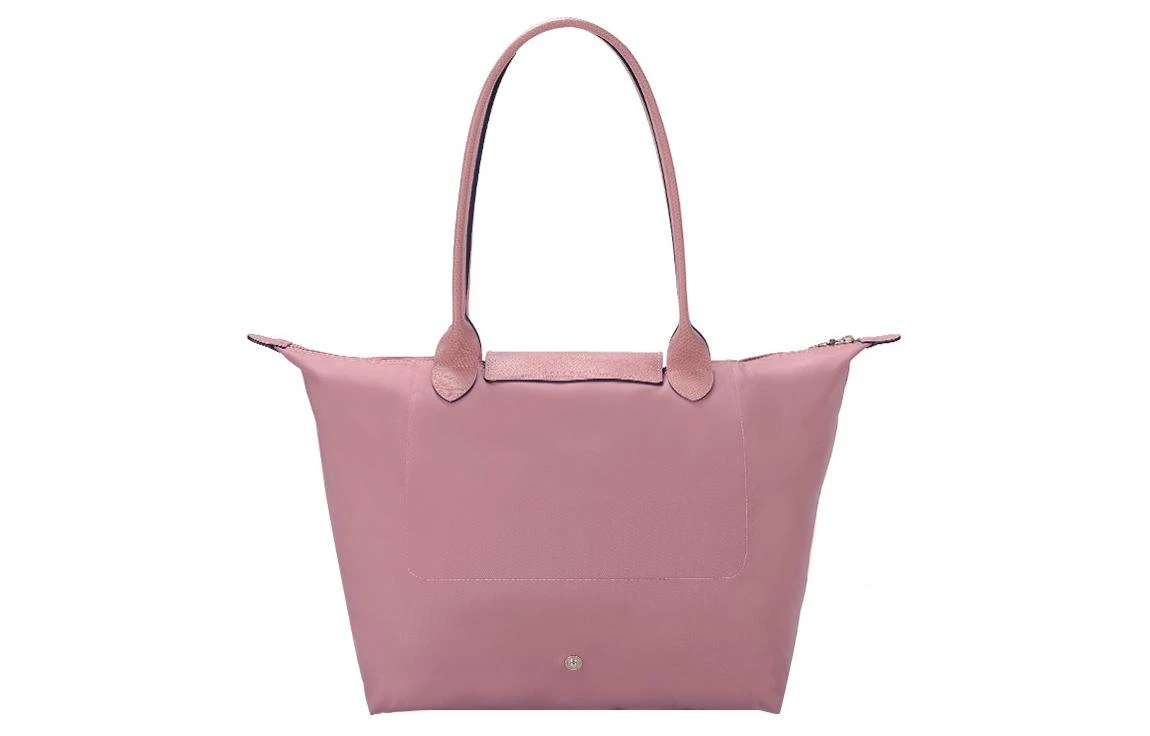商品[国内直发] Longchamp|珑骧 Le Pliage Club 28 织物长柄购物袋饺子手提单肩包 小号 女款 新古粉色,价格¥1733,第4张图片详细描述
