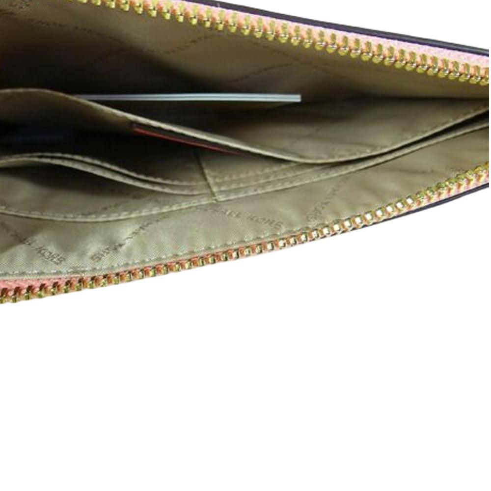 Michael Kors Jet Set Travel Extra Large Zip Clutch Wristlet Leather Wallet商品第6张图片规格展示