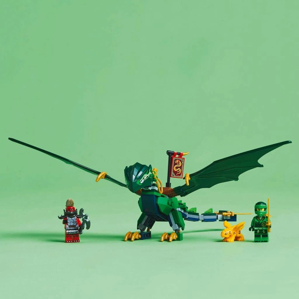 商品LEGO NINJAGO Lloyd’s Green Forest Dragon Toy for Kids 71829,价格¥209,第5张图片详细描述