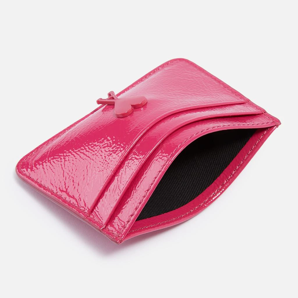 商品AMI|AMI De Cœur Patent-Leather Cardholder,价格¥581,第4张图片详细描述