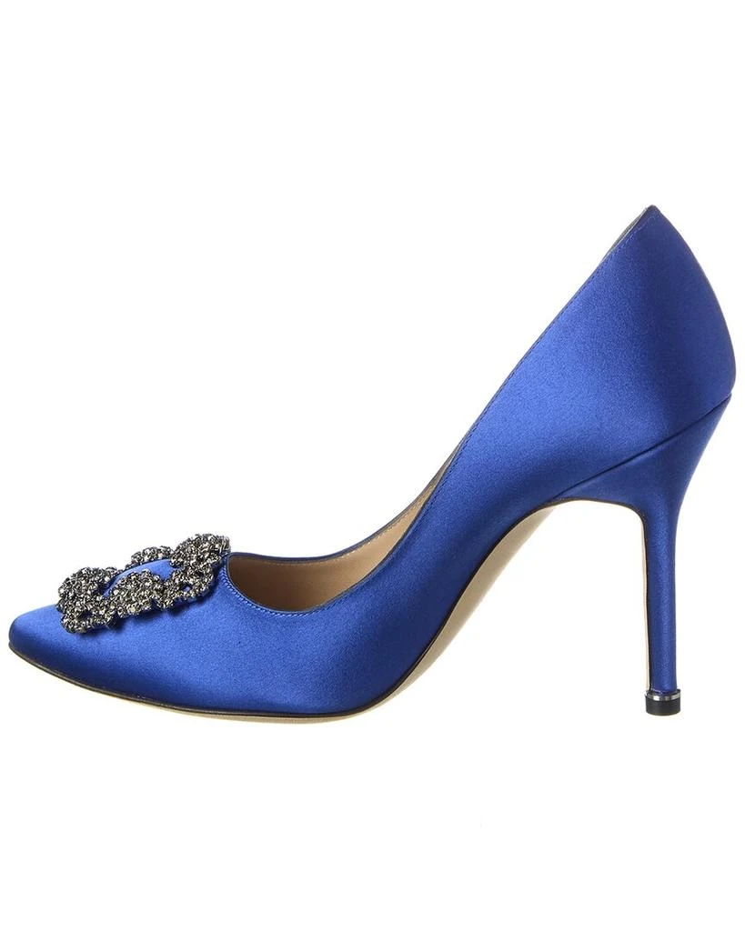 商品Manolo Blahnik|Manolo Blahnik Hangisi 105 Satin Pump,价格¥7486,第2张图片详细描述