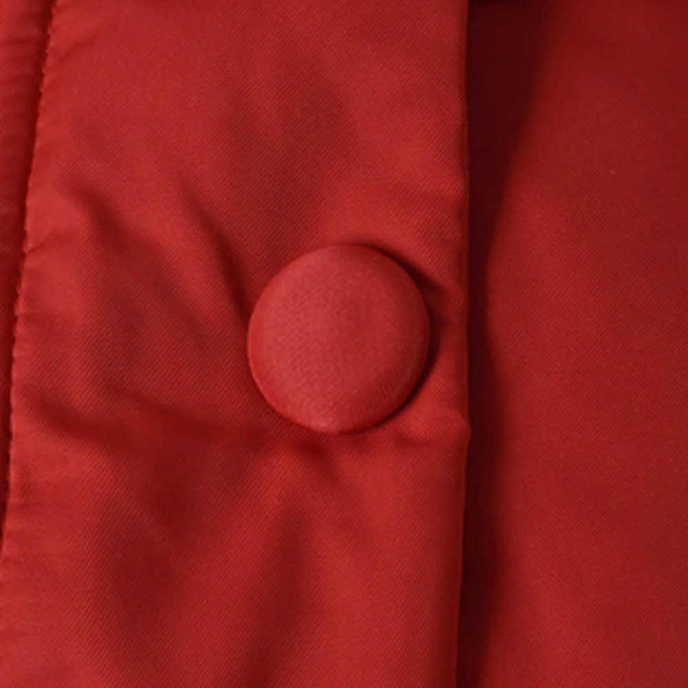 EMPORIO ARMANI 女士红色聚酯纤维填充连帽中长款棉服 6Z2L67-2NAGZ-0341 商品