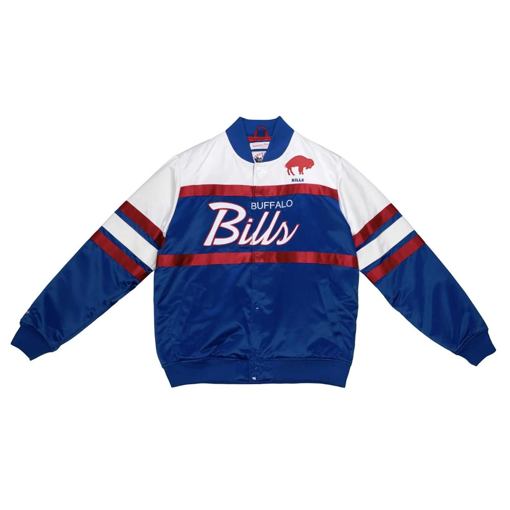 商品Mitchell & Ness|Special Script Heavyweight Satin Football Jacket,价格¥530,第1张图片