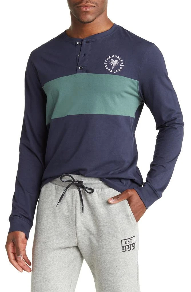商品Hurley|Community Fresh Long Sleeve Henley Tee,价格¥99,第1张图片