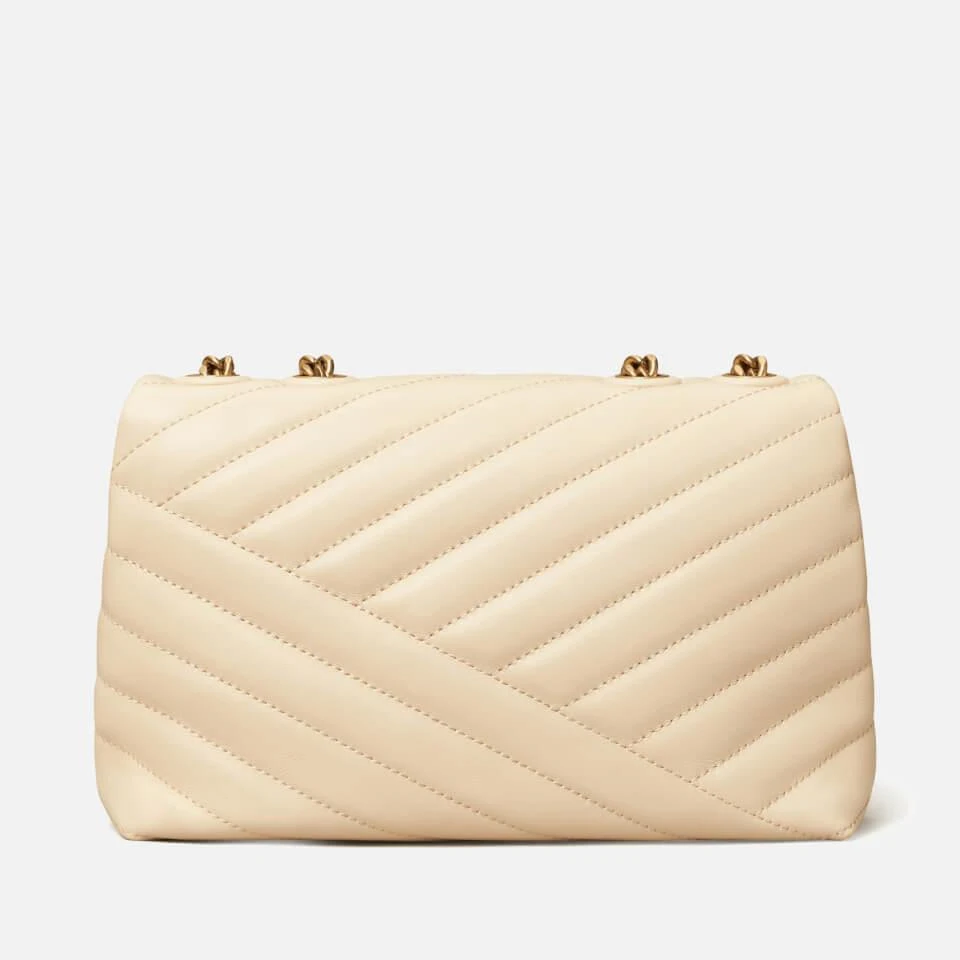 商品Tory Burch|Tory Burch Women's Kira Chevron Small Convertible Shoulder Bag - New Cream,价格¥3621,第4张图片详细描述