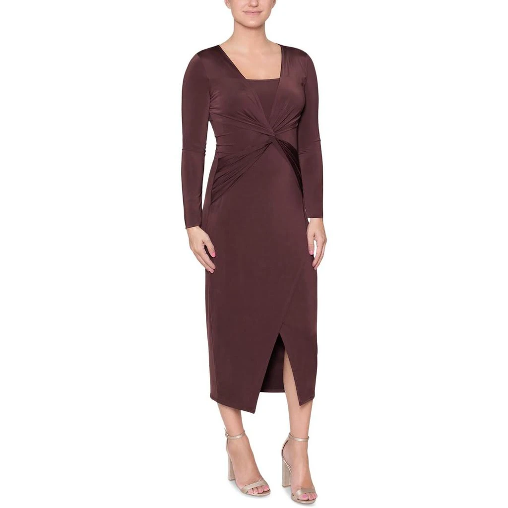 商品RACHEL Rachel Roy|Rachel Rachel Roy Womens Twisted Front Long Maxi Dress,价格¥169,第1张图片