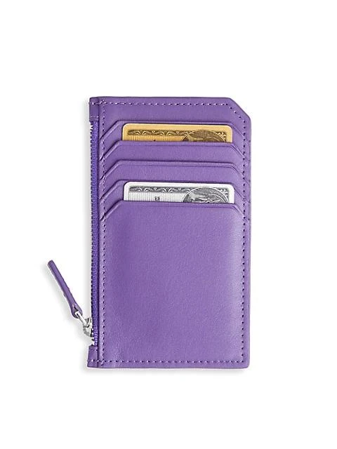 商品ROYCE New York|Zip Leather Card Wallet,价格¥749,第1张图片