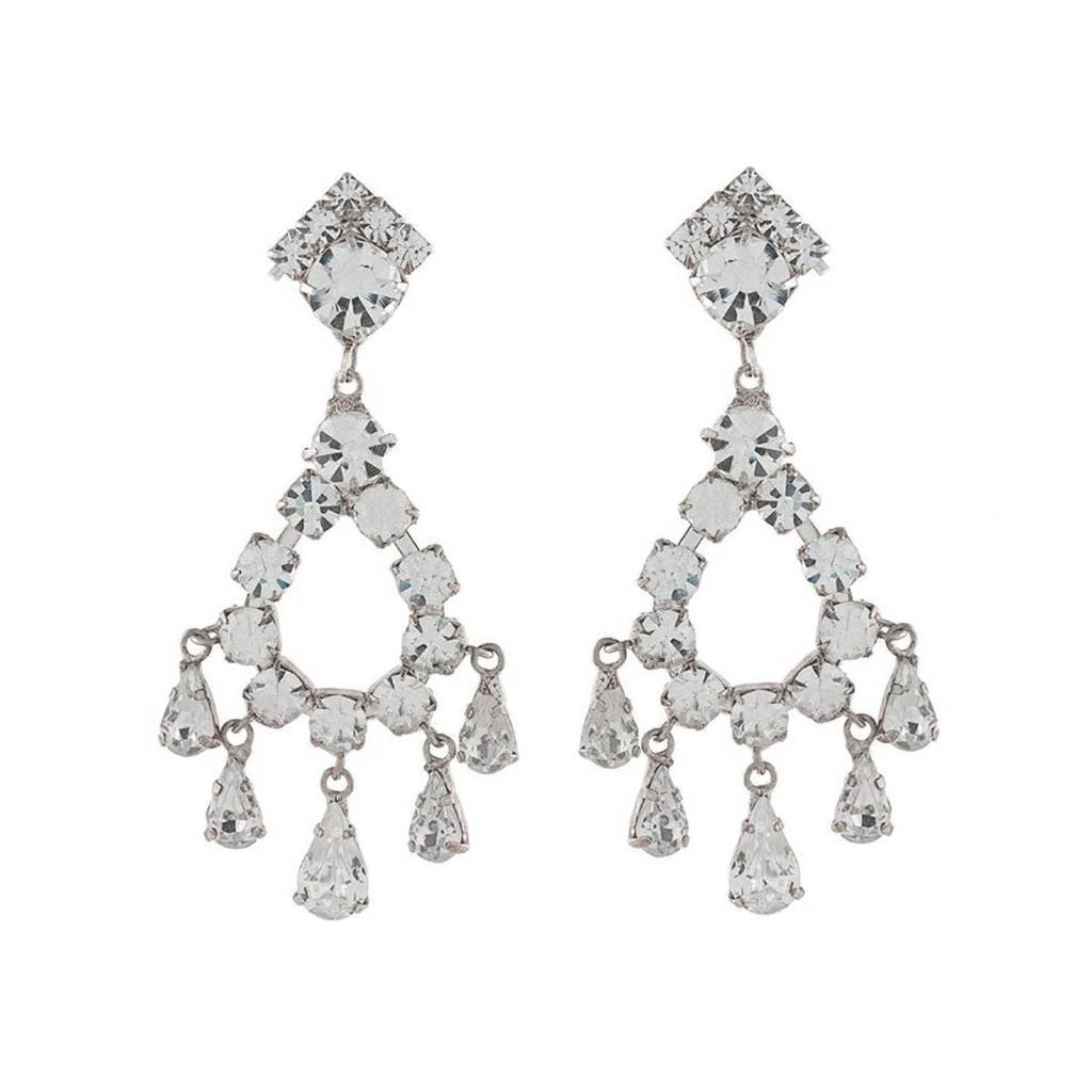 商品[二手中古商品] Susan Caplan Vintage|1980s vintage crystal drop earrings,价格¥826,第1张图片