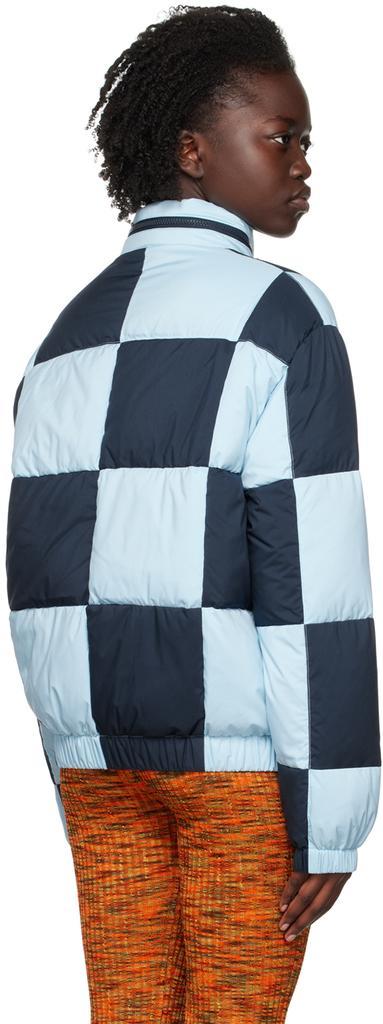 商品Kenzo|Blue Kenzo Paris Check Down Puffer Jacket,价格¥3223,第5张图片详细描述