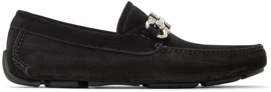 商品Salvatore Ferragamo|Black Parigi Loafers,价格¥5612,第1张图片