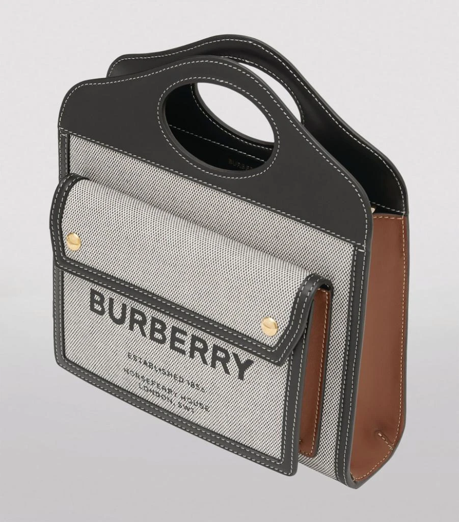 商品Burberry|Mini Horseferry Pocket Top-Handle Bag,价格¥10324,第4张图片详细描述