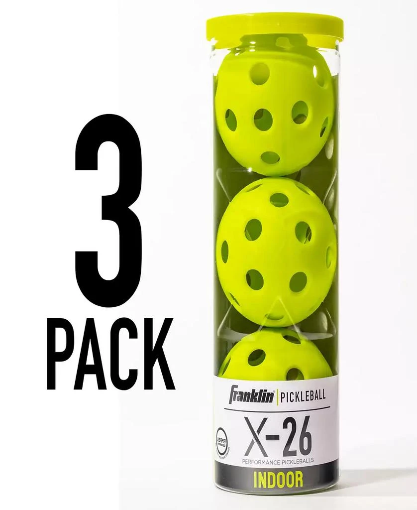 X-26 Pickleballs - Indoor - 3 Pack - USAPA Approved 商品