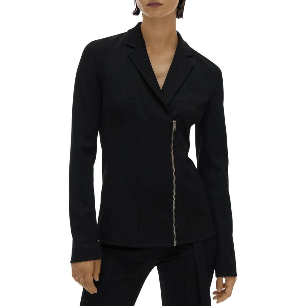 商品Helmut Lang|Helmut Lang Womens Ribbed Fitted Suit Jacket,价格¥554,第1张图片