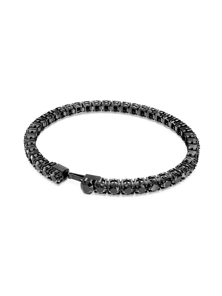 商品Swarovski|Matrix Ruthenium-Plated & Round-Cut Crystal Tennis Bracelet,价格¥1714,第5张图片详细描述