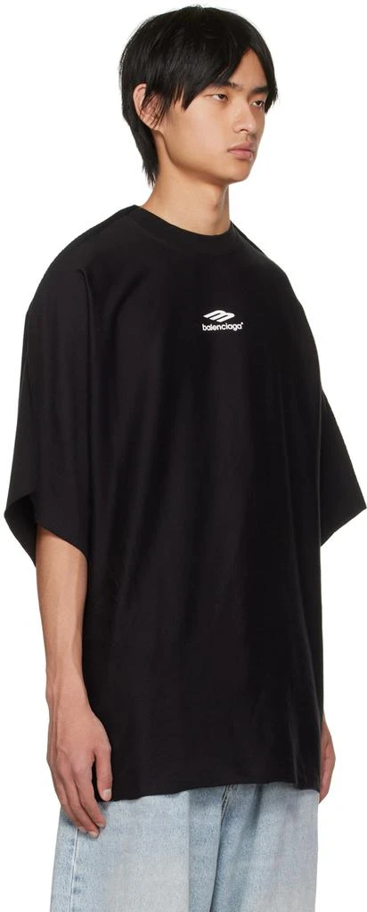 商品Balenciaga|Black 3B Flat T-Shirt,价格¥5763,第2张图片详细描述