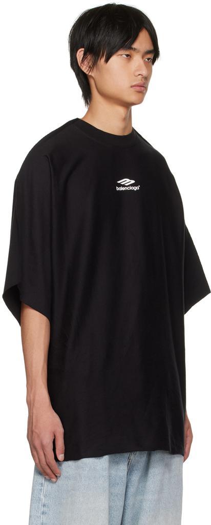 商品Balenciaga|Black 3B Flat T-Shirt,价格¥5519,第4张图片详细描述