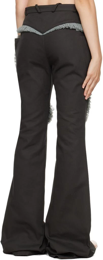商品Kiko Kostadinov|Gray Flared Trousers,价格¥2142,第3张图片详细描述