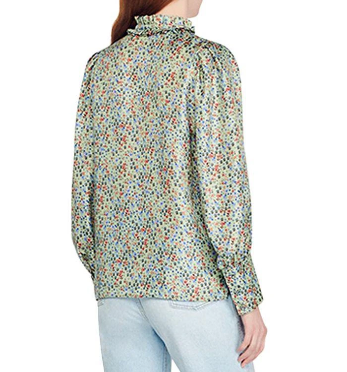 商品Sandro|Flowing Blouse with Liberty Flower Print,价格¥1478,第2张图片详细描述