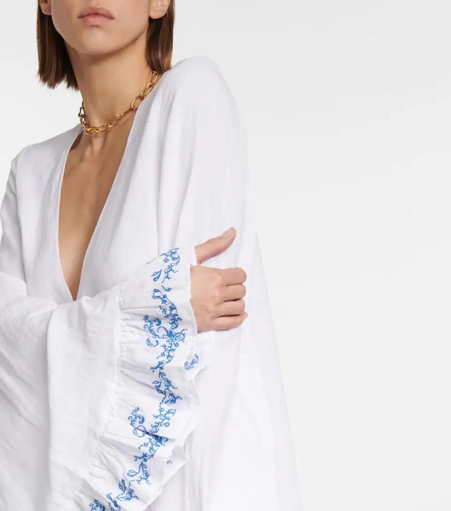 商品CAROLINE CONSTAS|Brynn linen kaftan,价格¥1852,第4张图片详细描述