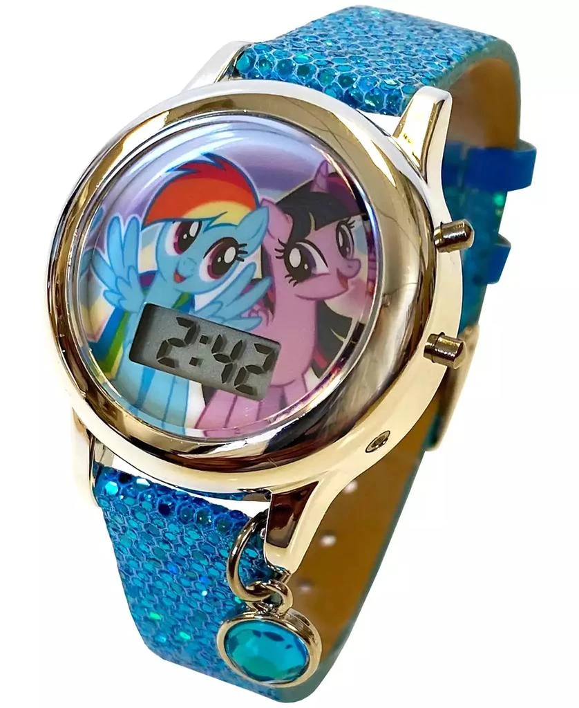 商品Accutime|Kid's My Little Pony Digital Glitter Silicone Strap Watch 34mm,价格¥127,第2张图片详细描述