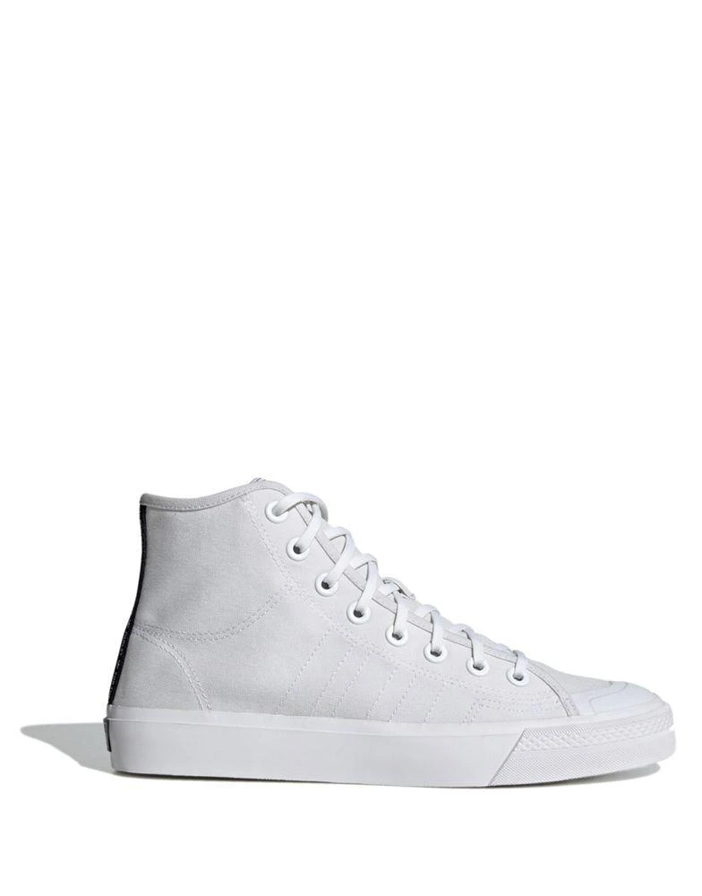 商品Adidas|adidas Originals Nizza High Top trainers in white and black,价格¥682,第1张图片