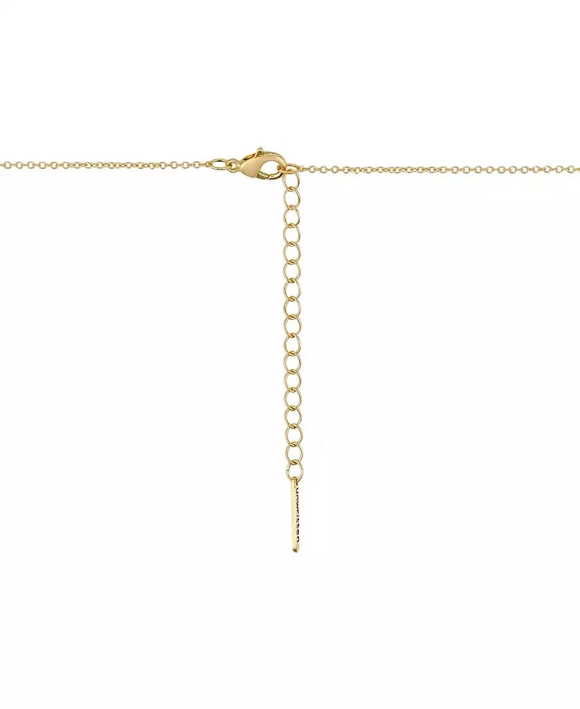 商品Unwritten|14k Gold Plated Cubic Zirconia Crescent Moon Pendant Necklace,价格¥337,第2张图片详细描述