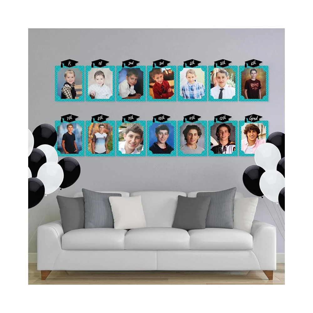 商品Big Dot of Happiness|Teal Grad - Best is Yet to Come - 8 x 10 inches K-12 School Photo Holder - DIY Graduation Party Decor - Picturific Display,价格¥224,第2张图片详细描述