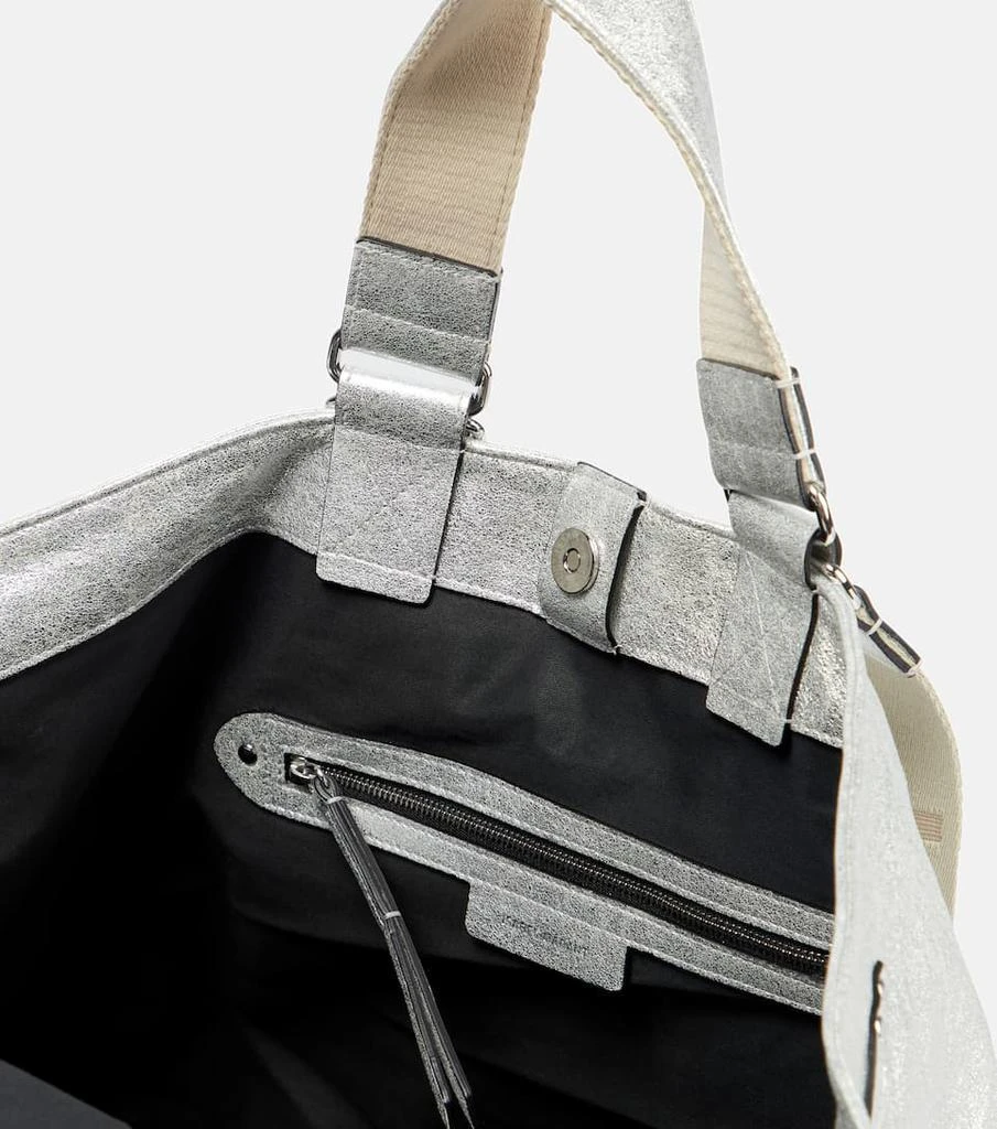 商品Isabel Marant|Wardy metallic leather tote bag,价格¥3997,第3张图片详细描述