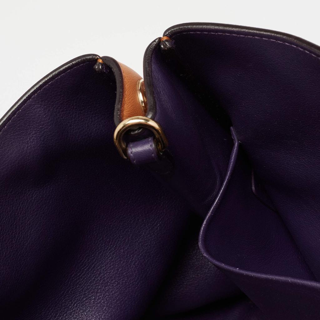 Dior Brown Leather Large Diorissimo Shopper Tote商品第9张图片规格展示