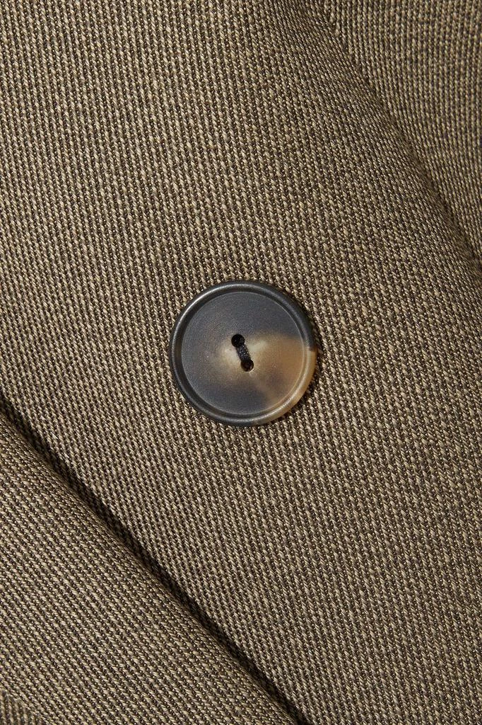 商品Vince|Double-breasted wool-blend twill blazer,价格¥809,第2张图片详细描述