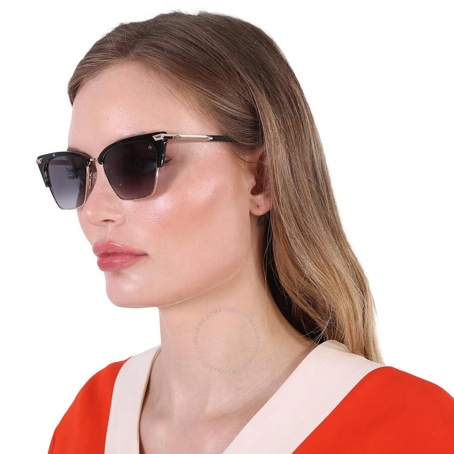 商品Rag & Bone|Grey Gradient Cat Eye Ladies Sunglasses RNB1053/S 0807/9O 53,价格¥295,第2张图片详细描述