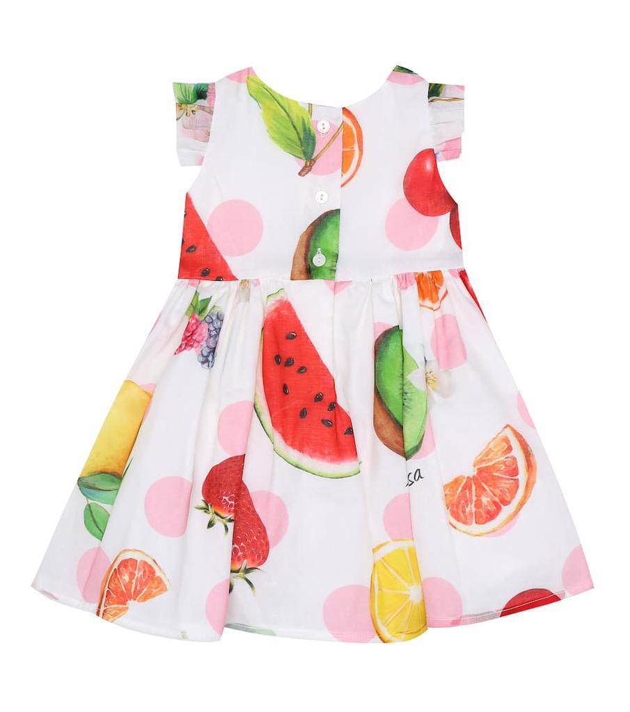 商品MONNALISA|Baby印花棉质连衣裙,价格¥1416,第4张图片详细描述