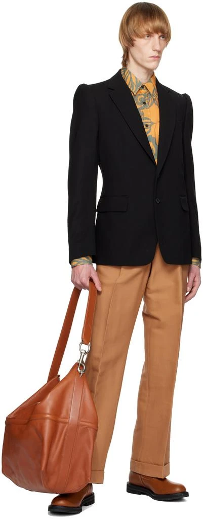 商品Dries Van Noten|黑色平驳领西装外套,价格¥8634,第4张图片详细描述