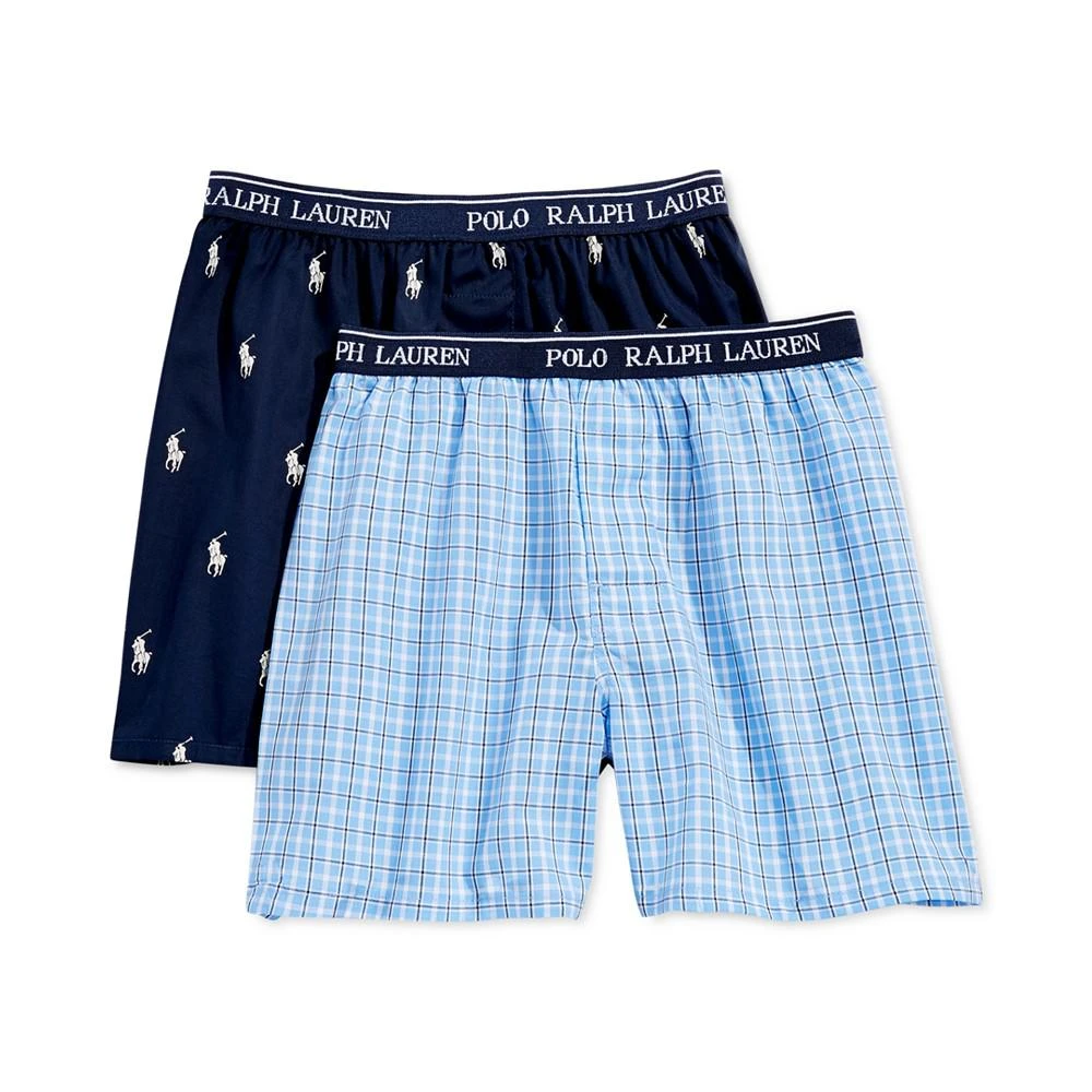 商品Ralph Lauren|2-Pk. Printed Boxers, Little Boys & Big Boys,价格¥135,第1张图片