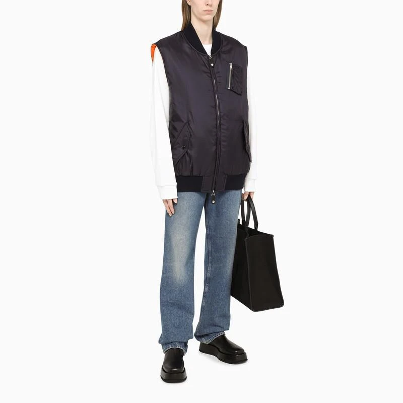 商品Stella McCartney|Dark blue Madora down waistcoat,价格¥2688,第2张图片详细描述