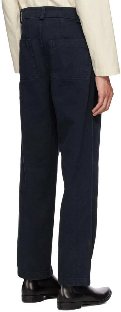 商品ANOTHER ASPECT|Navy Regular-Fit Trousers,价格¥560,第3张图片详细描述