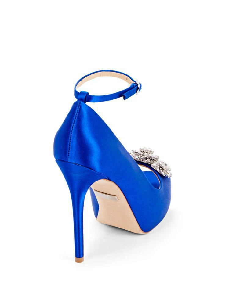 商品Badgley Mischka|Dallas Stiletto Heel Ankle-Strap Pumps,价格¥671,第2张图片详细描述