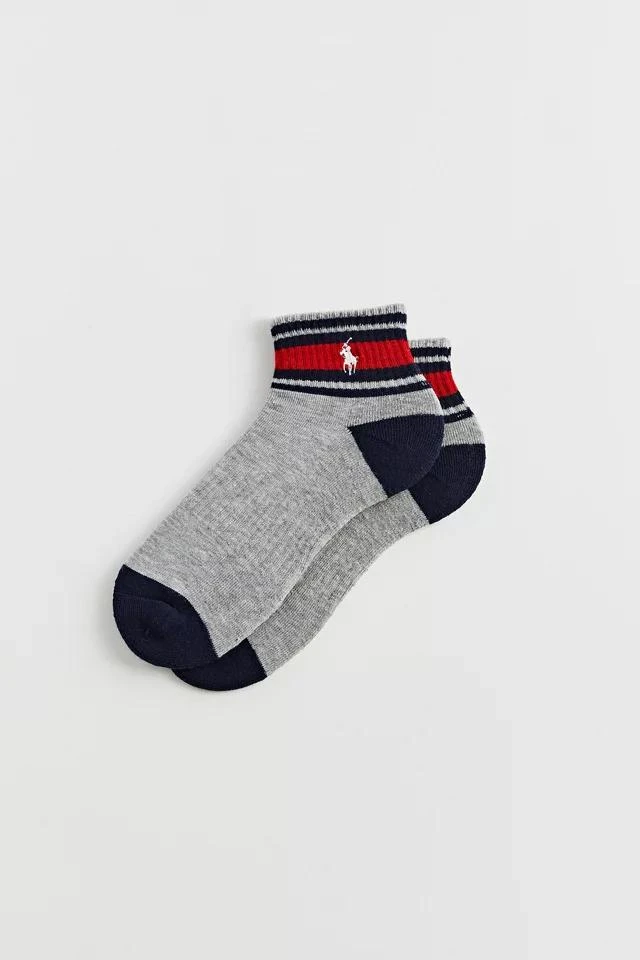 商品Ralph Lauren|Polo Ralph Lauren Multi Stripe Quarter Sock 6-Pack,价格¥220,第2张图片详细描述