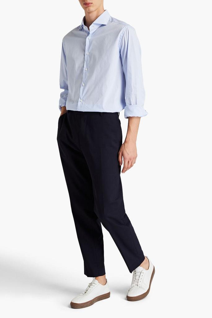商品Peserico|Striped stretch-cotton poplin shirt,价格¥426,第4张图片详细描述