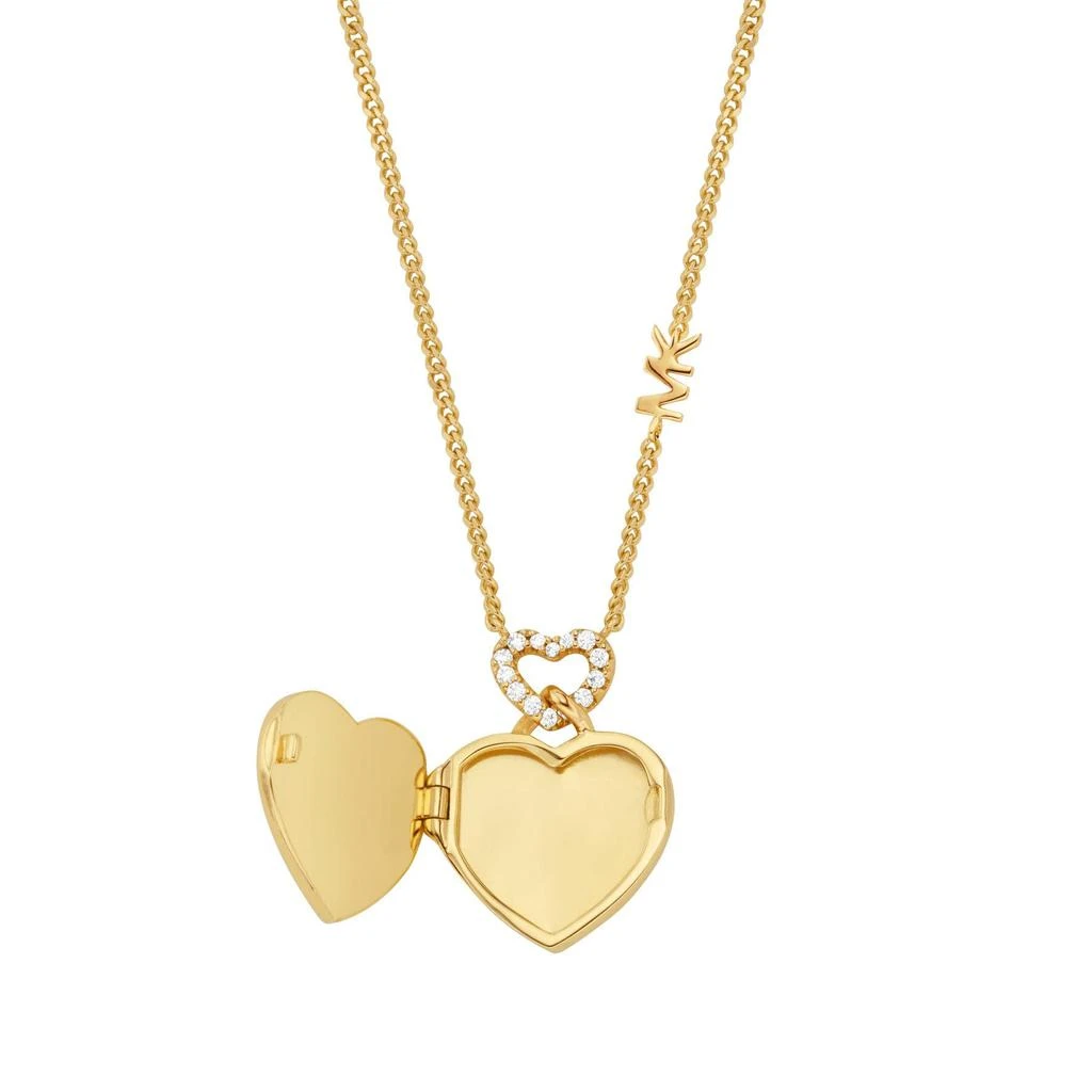 商品Michael Kors|Love Sterling Silver Pendant Necklace,价格¥1239,第3张图片详细描述