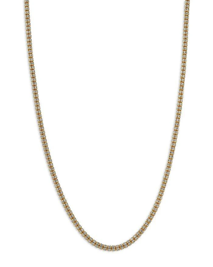 商品Bloomingdale's|  Ice Chain Strand Necklace in 14K Yellow Gold & 14K White Gold, 20" ,价格¥10975,第1张图片