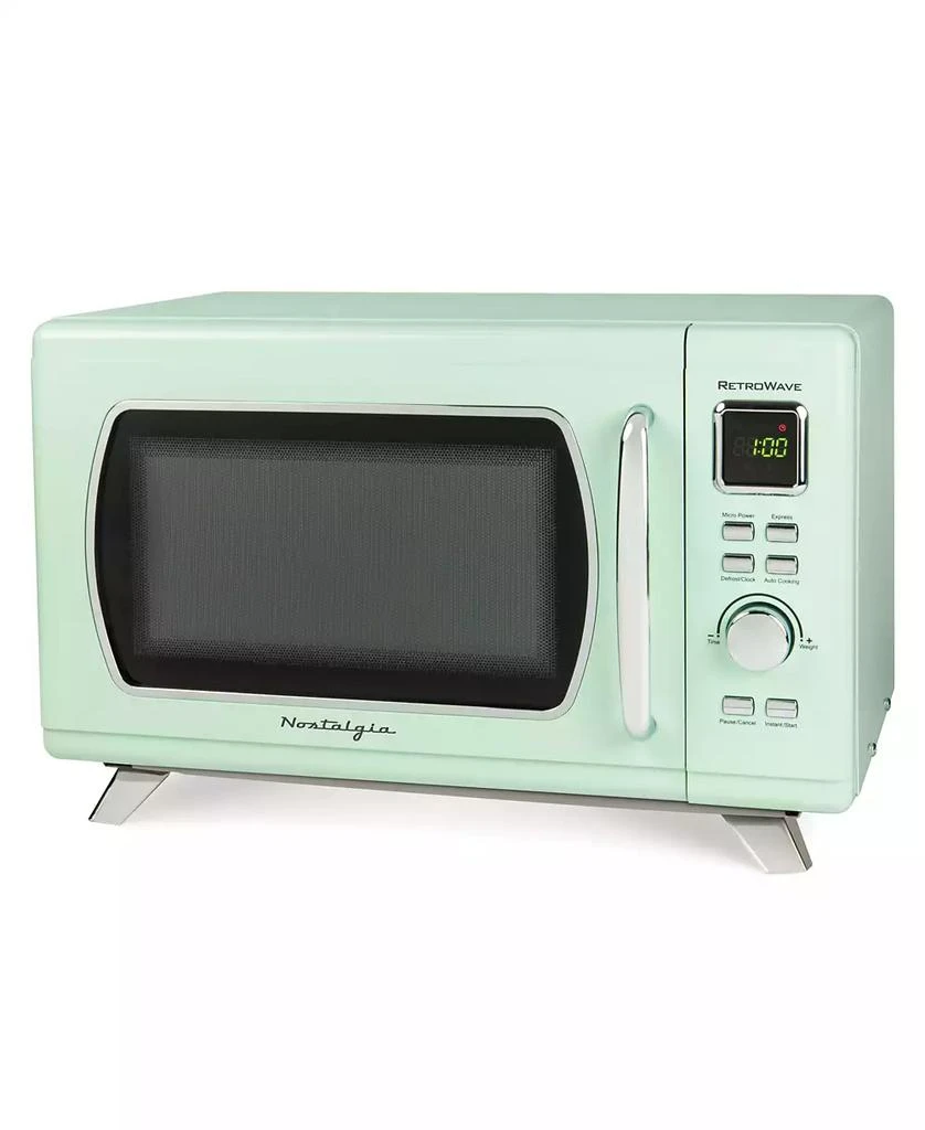 商品Nostalgia|MCMO9FTSG Mid-Century Retro Microwave,价格¥875,第1张图片