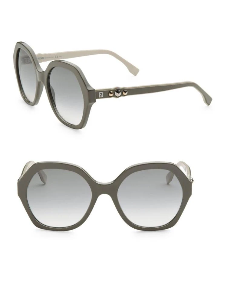 商品Fendi|Fun Fair 56MM Hexagon Sunglasses,价格¥2417,第1张图片