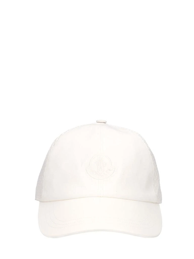 商品Moncler|Logo Cotton Baseball Cap,价格¥2486,第1张图片