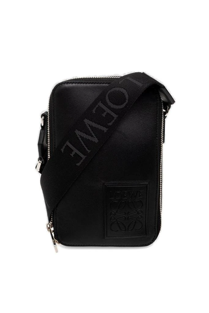 商品Loewe|Loewe Logo Embossed Zipped Crossbody Bag,价格¥8258,第1张图片