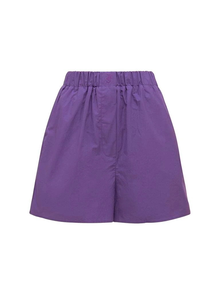 商品The Frankie Shop|Lui Organic Cotton Poplin Boxer Shorts,价格¥710,第1张图片