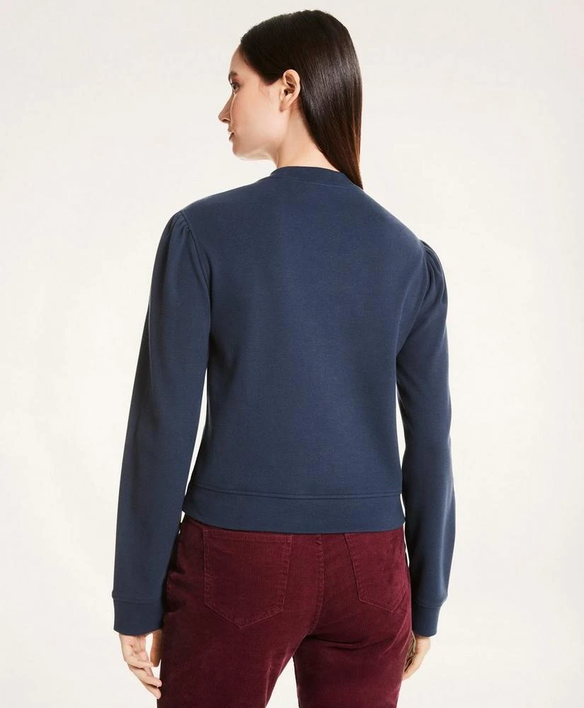 商品Brooks Brothers|Puff Sleeve Cotton Sweatshirt,价格¥247,第4张图片详细描述